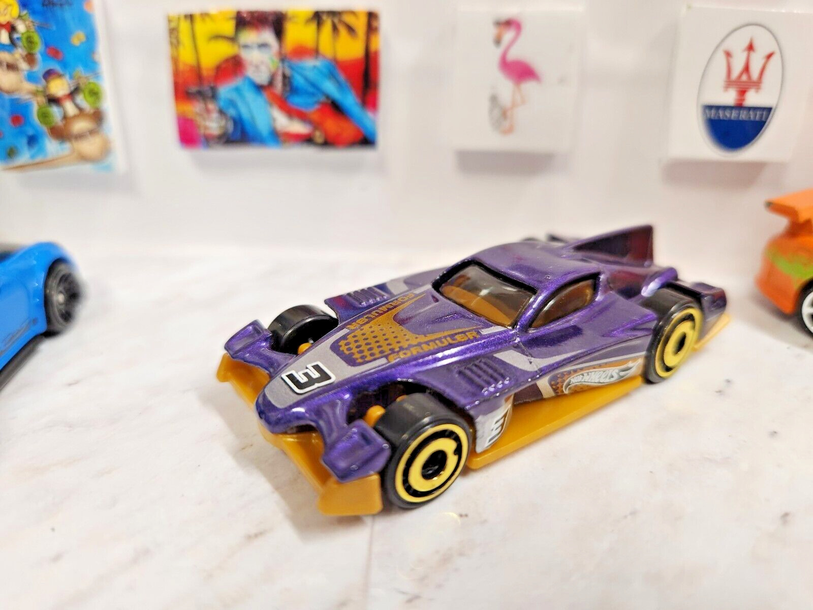💎 Hot Wheels Formul8r purple 1/64 scale loose