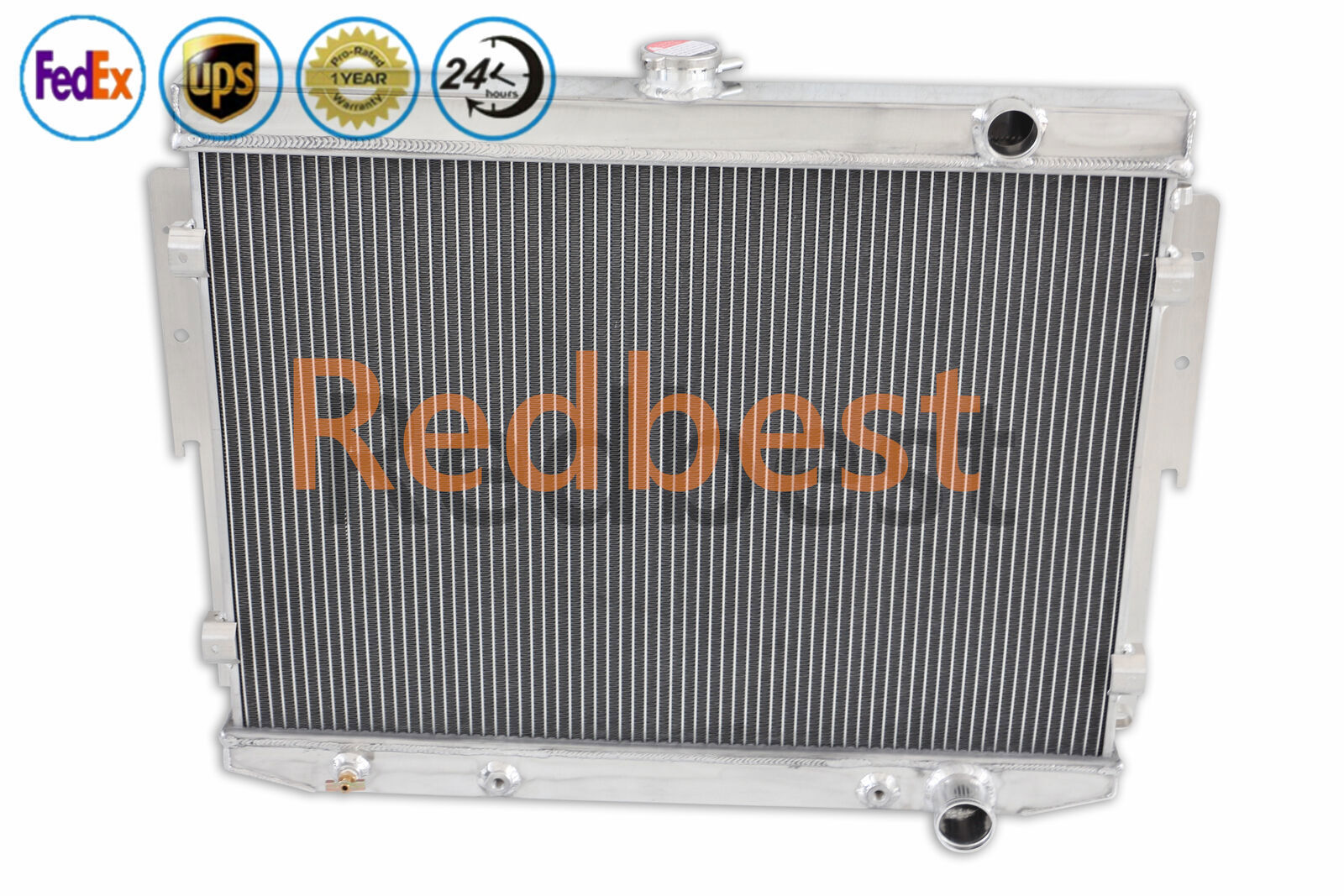 Fits 1973-1978 Dodge Charger Coronet Plymouth Chrysler 3 Row Radiator Aluminum