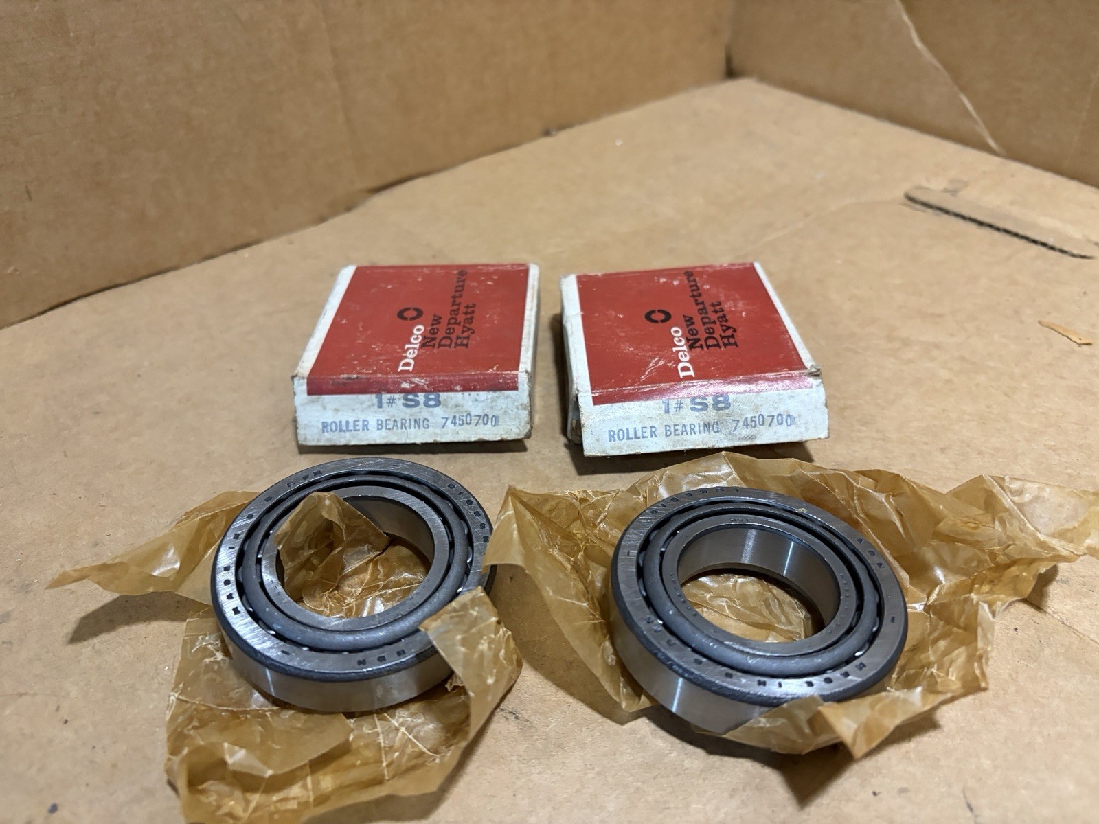 GM 7450700 Inner Front Wheel Bearing -- 1969-75 Impala Caprice Biscayne LOT OF 2