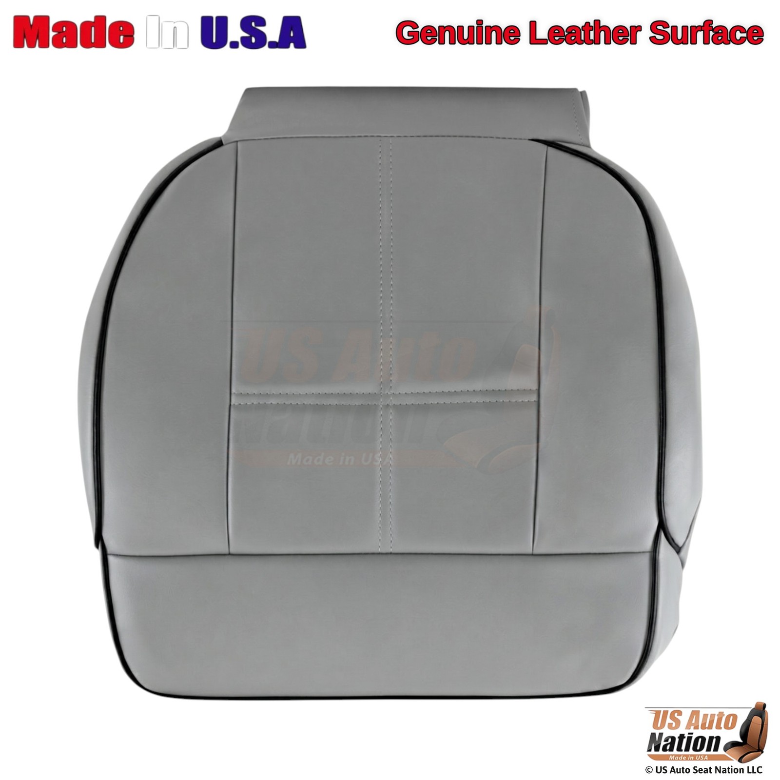 2006-2008 Lincoln Mark LT Genuine Leather Driver Bottom Seat Cover Medium Dove