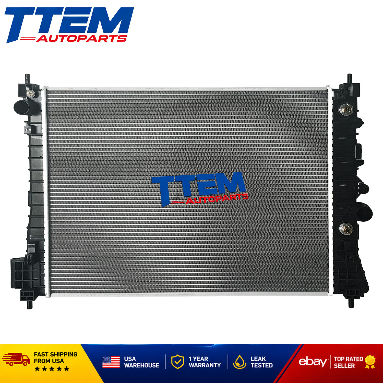 For 2013-2019 Buick Encore Chevy Trax 1.4L Turbo Radiator Aluminum Core 13361
