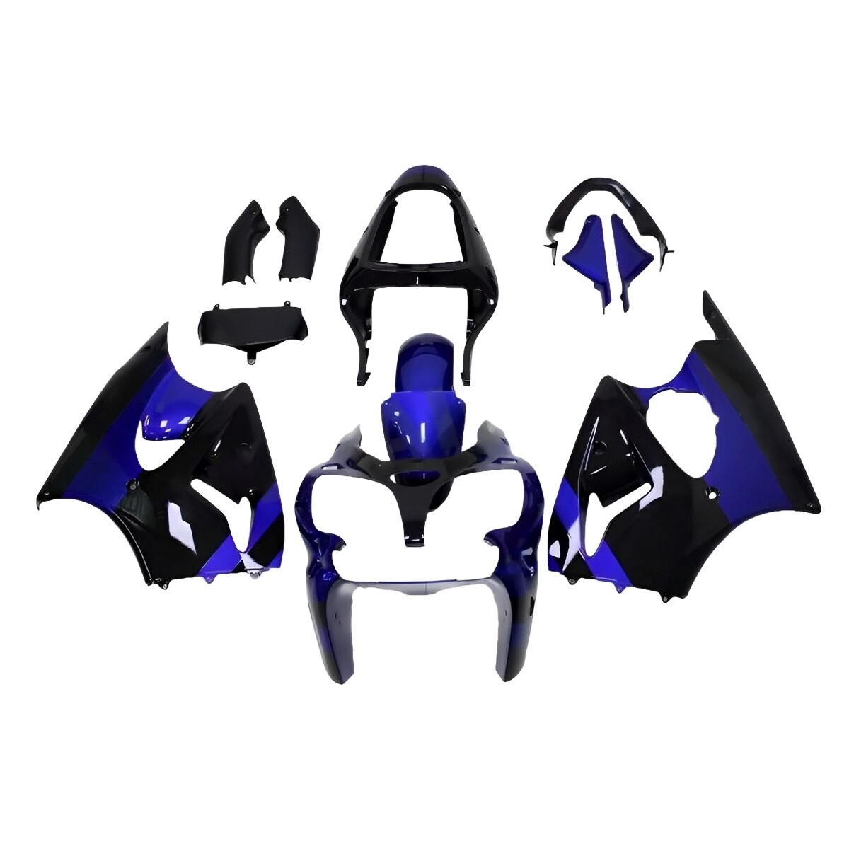 SW Injection Fairing Blue Fit for Kawasaki 2000-2002 ZX6R&ZZR600 2005 2008 a038