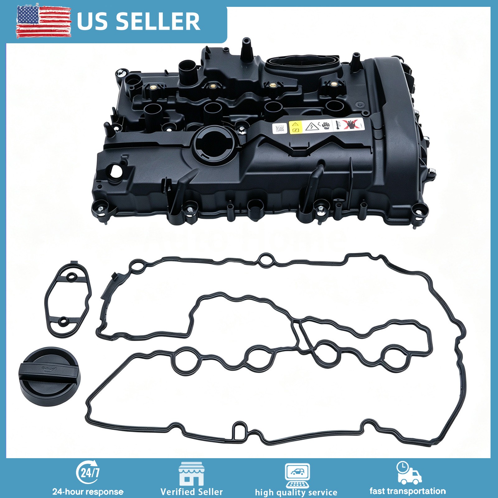 For BMW B48 230i 330i 430i 530i X1 X3 Mini Cooper 2017-2020 New Valve Cover Kit