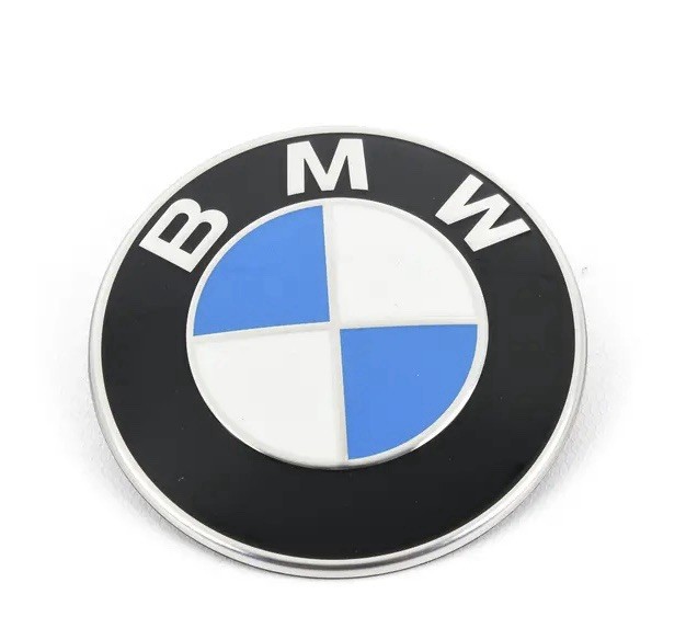 BMW 82mm Roundel Badge Emblem for Front or Rear Hood/Trunk 51147057794