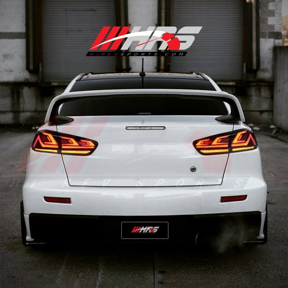 For 2008-17 Mitsubishi Lancer LED Tail Lights V1 by HRS
