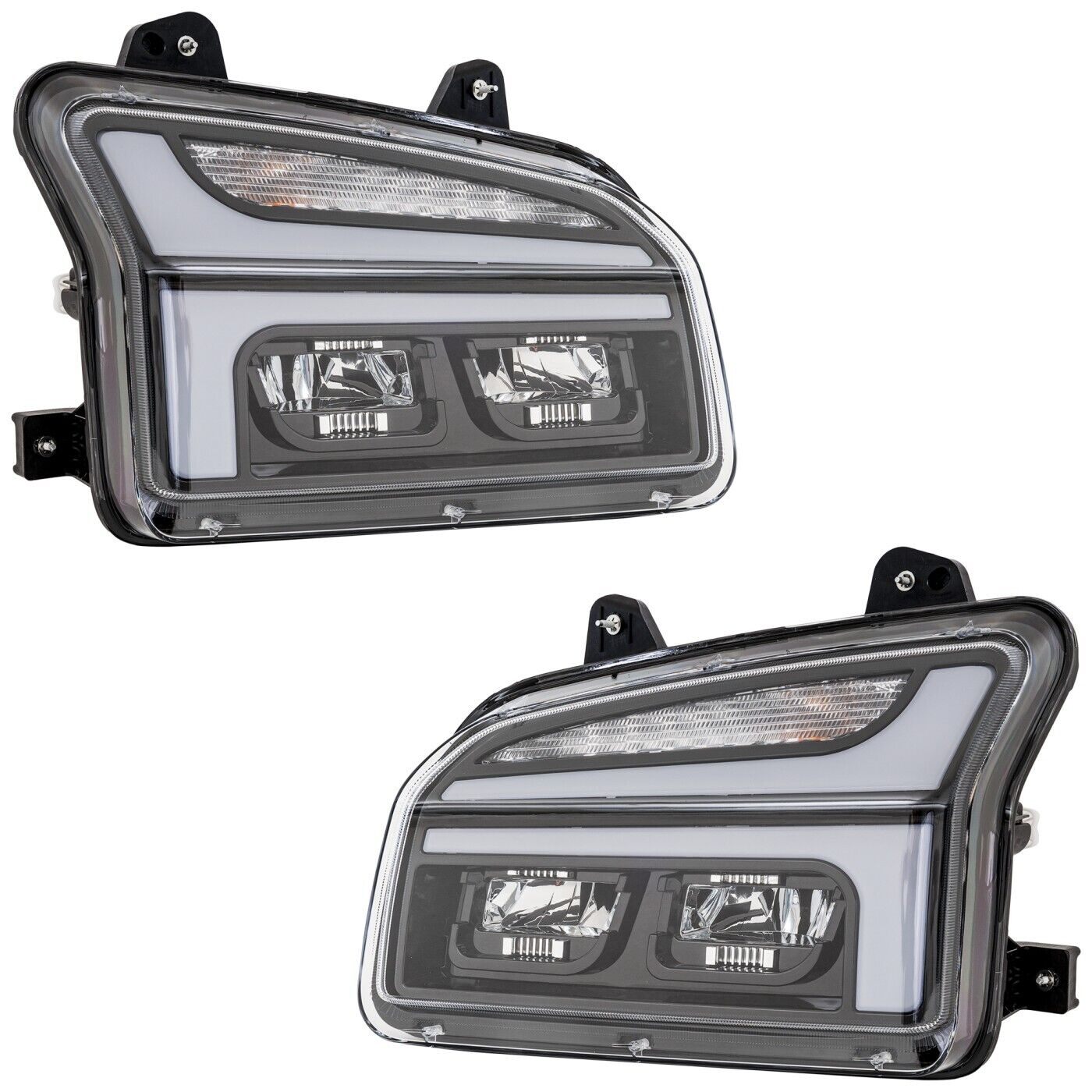 Headlight Set For 2014-2022 Kenworth T880 Driver and Passenger Side