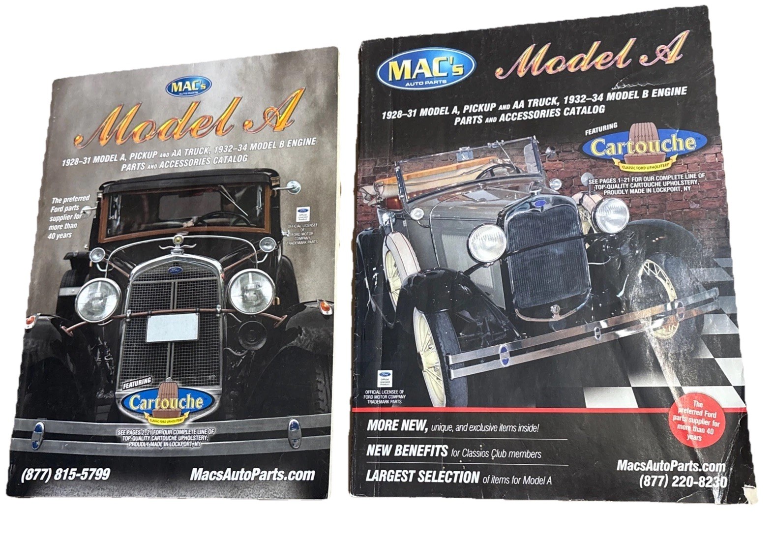 2 MAC\'s Antique Auto Parts 1928-31 Model A Pickup, AA Truck, 1932-34 Model B