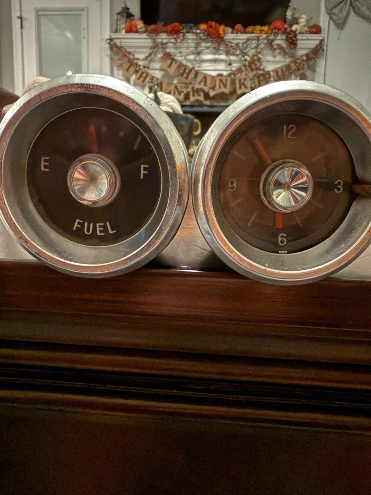 1961 Buick Electra OEM Borg Dash Clock Fuel Gauge Wildcat 445 Untested