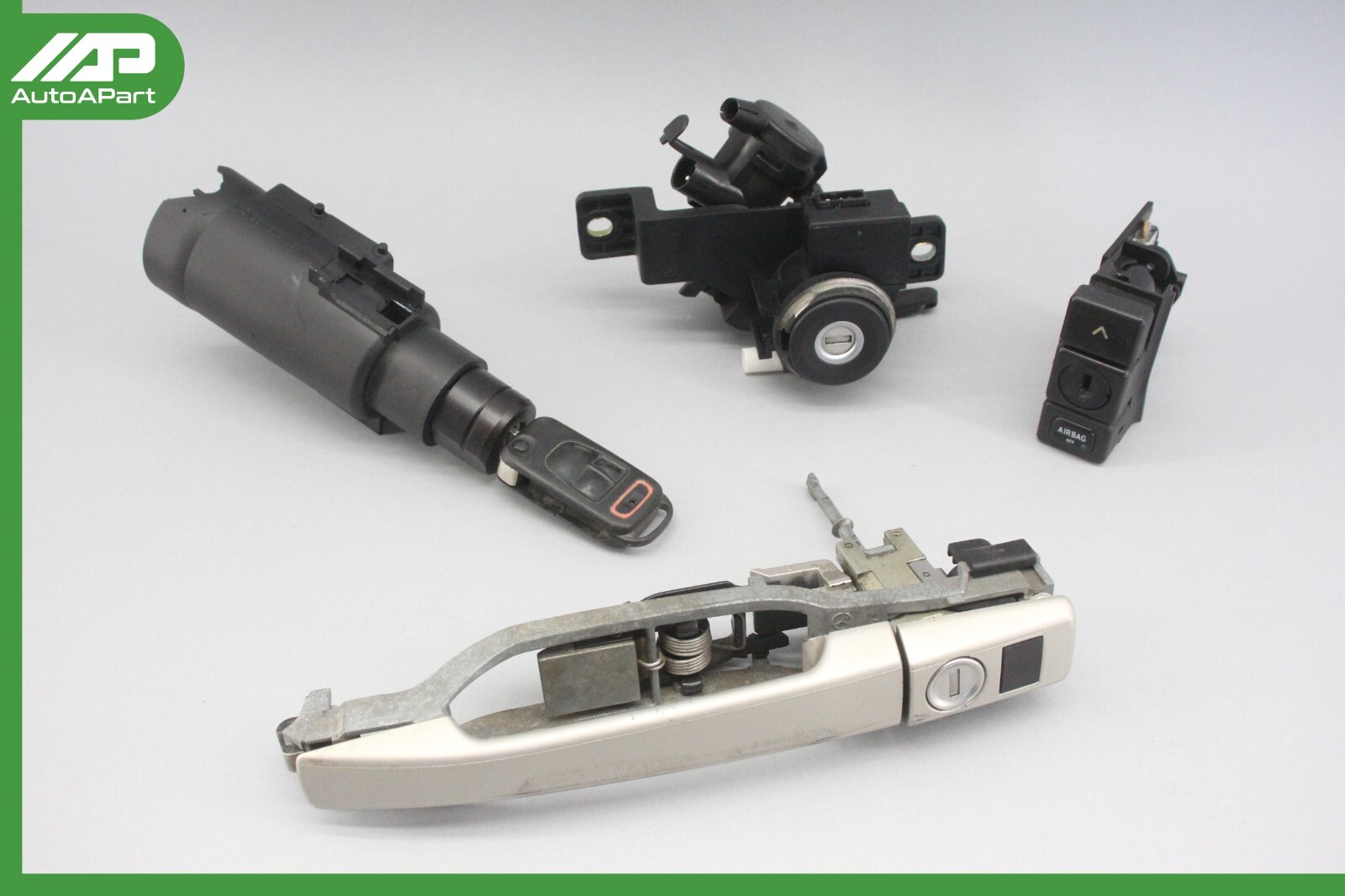 ✅ 90-95 Mercedes R129 SL320 Ignition Switch Glove Trunk Door Lock Key Set OEM