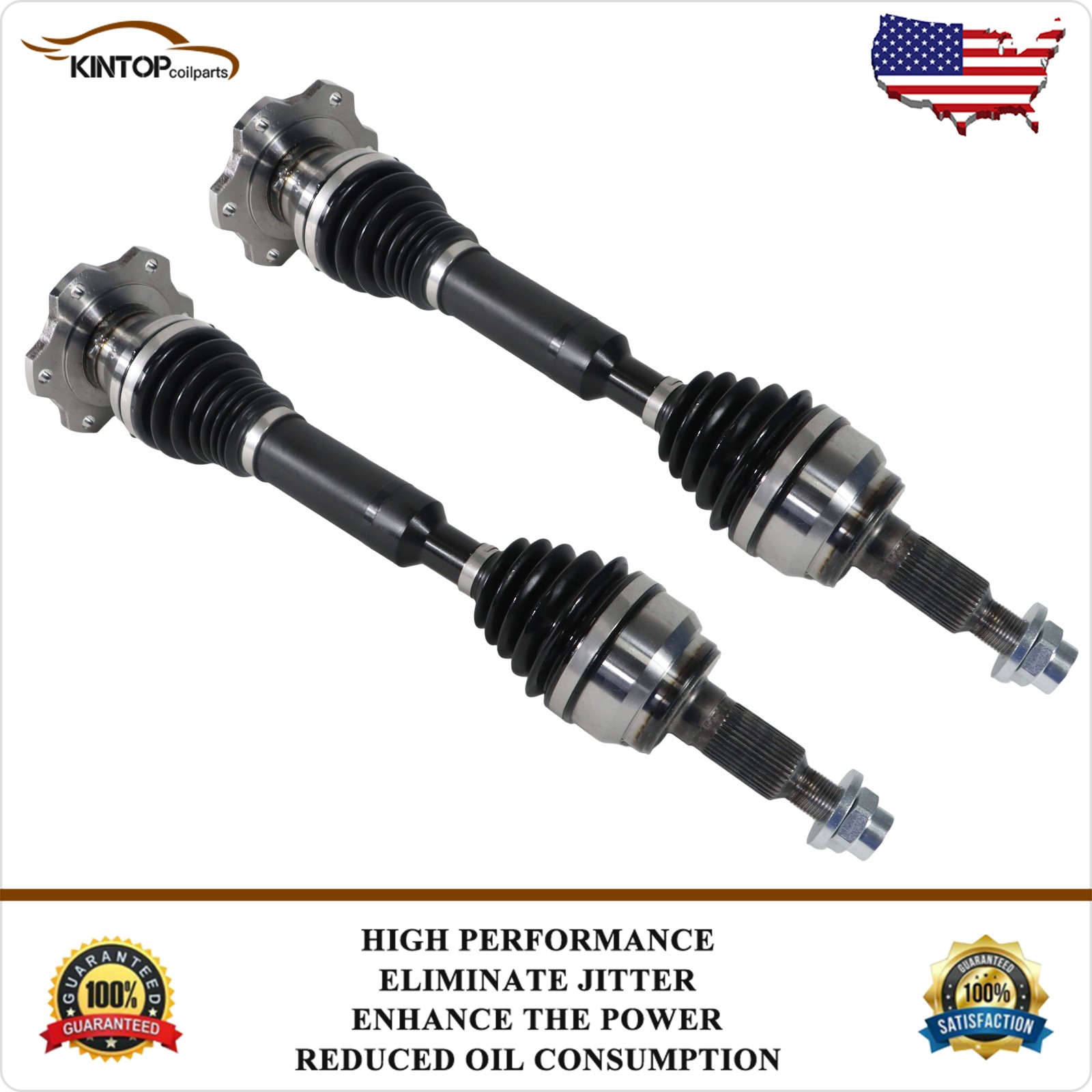 Front Left & Right Side for Cadillac Escalade ESV 2019-2020 4WD CV Axle Shaft