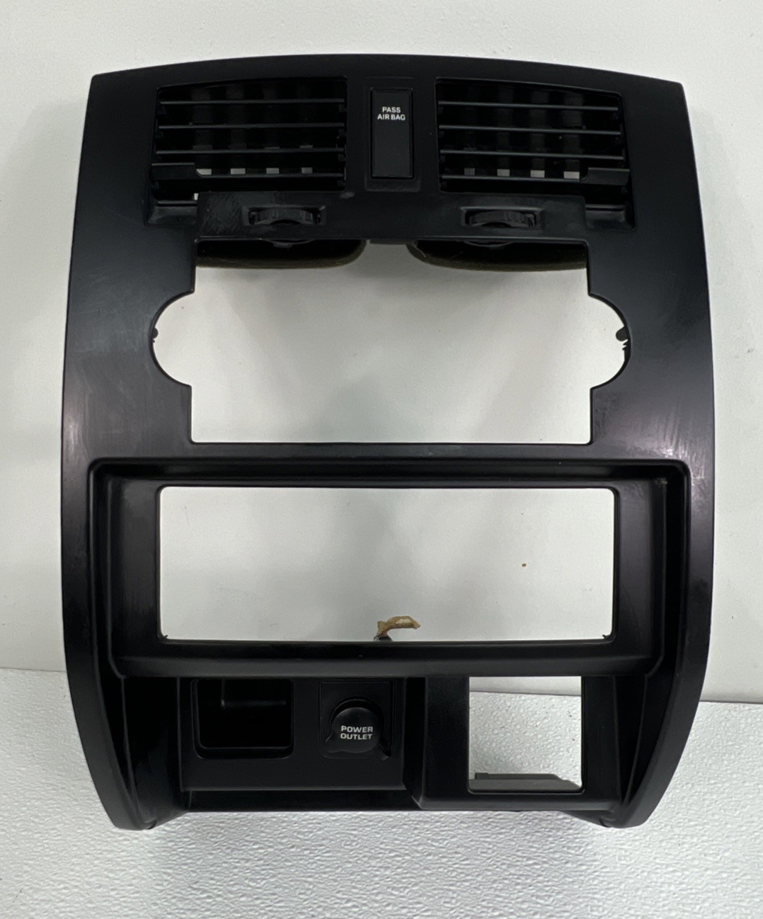 05-07 Dodge Dakota Radio Dash Bezel Trim W/Cubby OEM Black