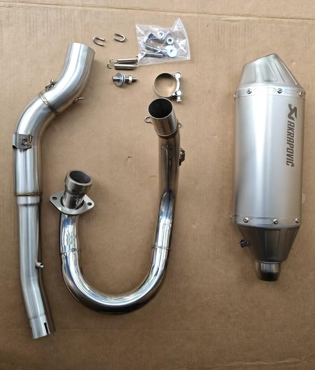 For Suzuki DRZ400S/E DRZ400SM 2000-2024 Full System Exhaust Header Muffler Pipe