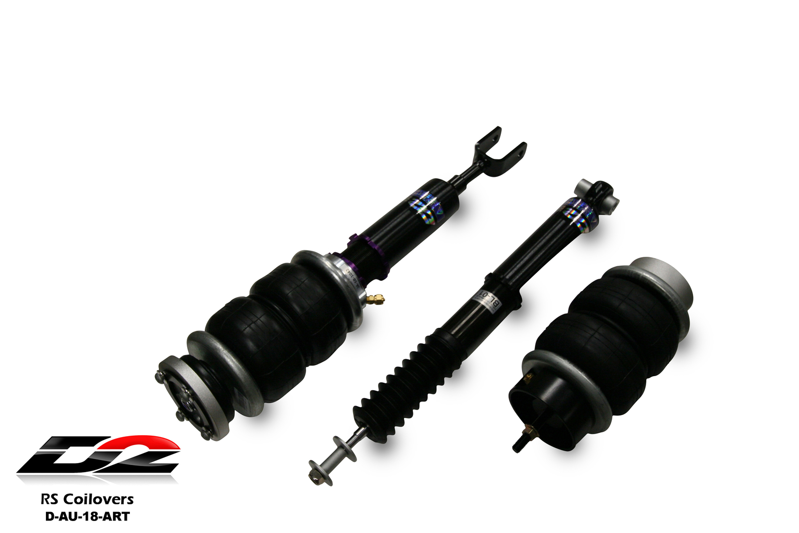 D2 Air Suspension Air Struts For 02-08 Audi A4 A4 Quattro, 07-08 RS4, 2004-08 S4