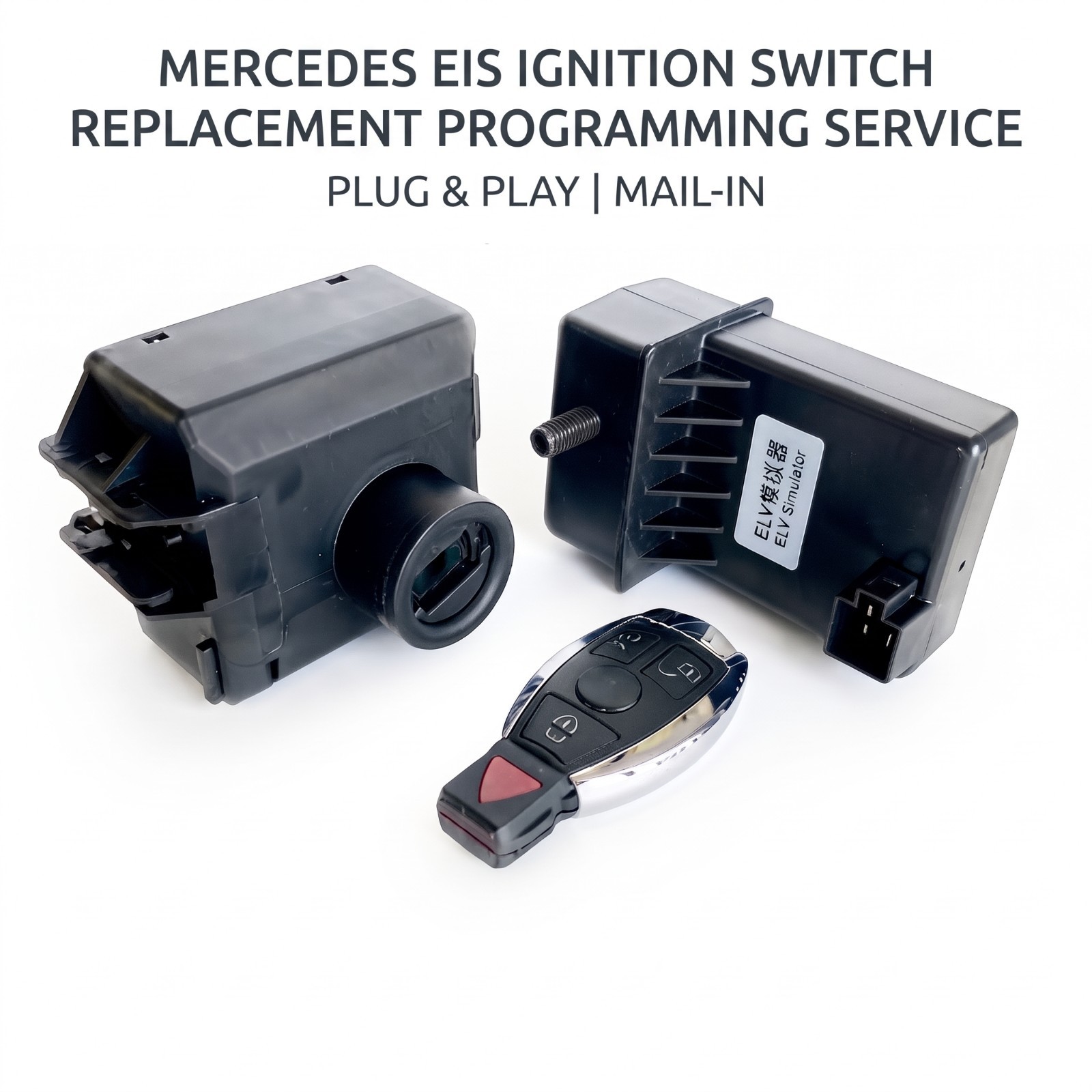 Mercedes EIS Ignition Switch Replacement Programming Service Plug Play | Mail-In