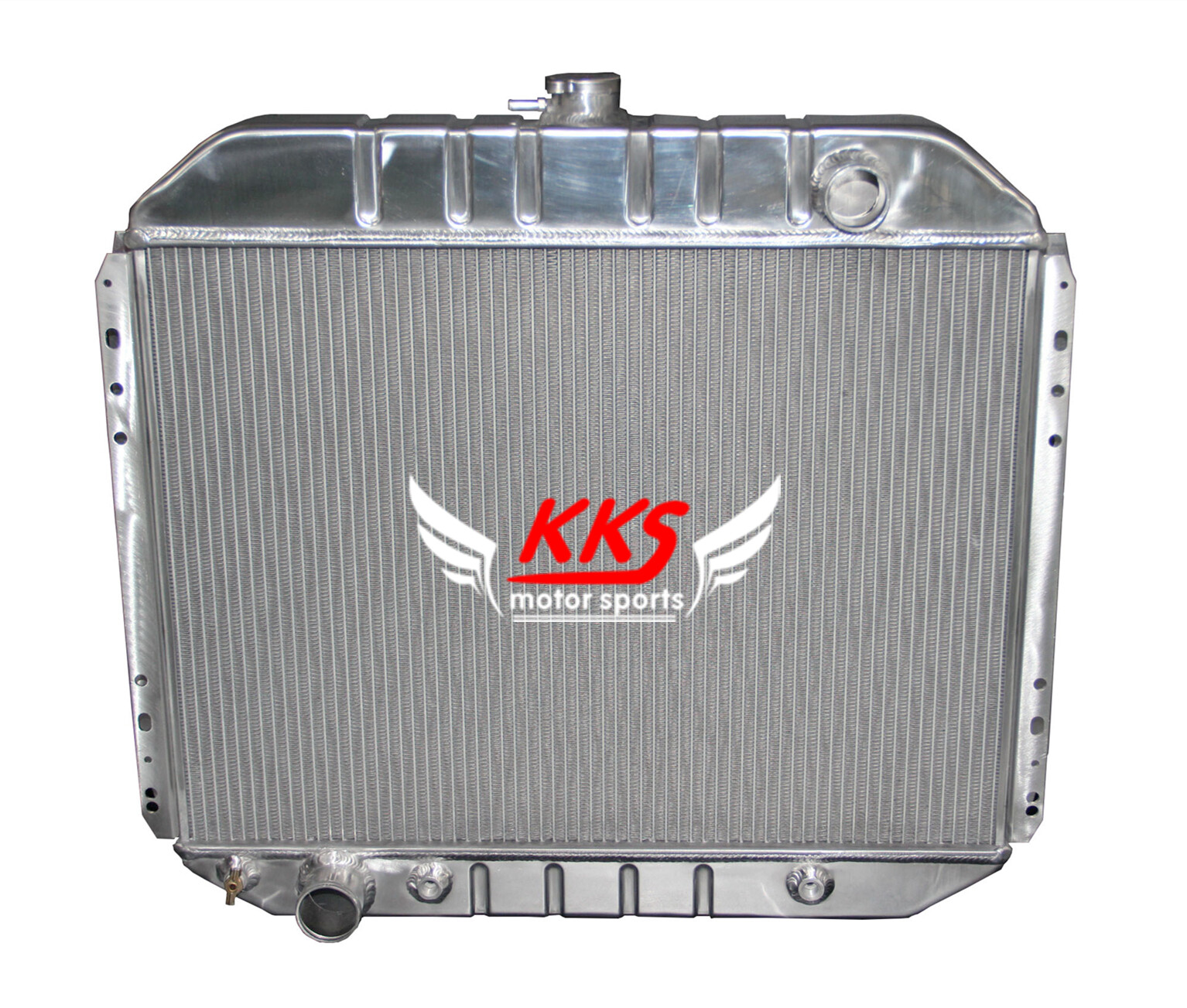 POLISHED KKS 3 ROW ALUMINUM RADIATOR 66-79 FORD TRUCK PICKUP F-150 F-250 67 68 POLISHED KKS 3 ROW ALUMINUM RADIATOR 66-79 FORD TRUCK PICKUP F-150 F-250 67 68