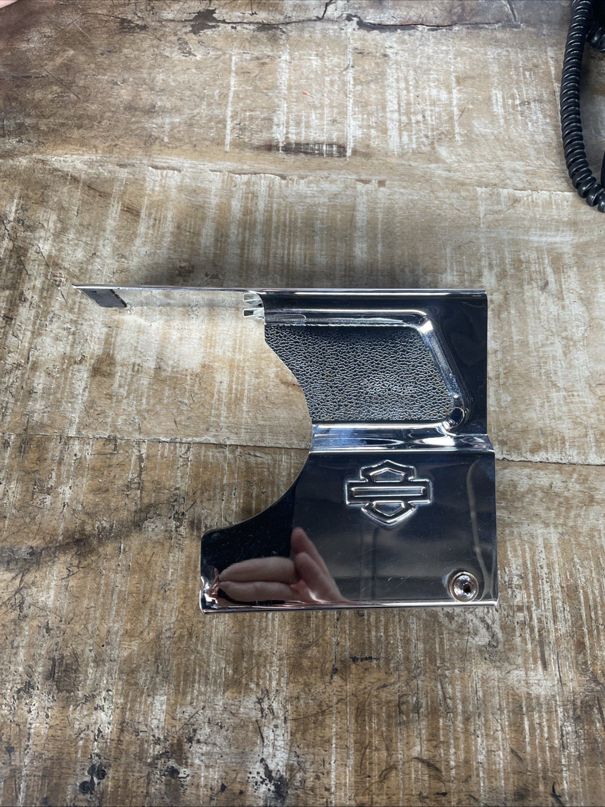 Harley Touring OEM Transmission Chrome Cover 34740-02A w Brackets Harley Touring OEM Transmission Chrome Cover 34740-02A w Brackets
