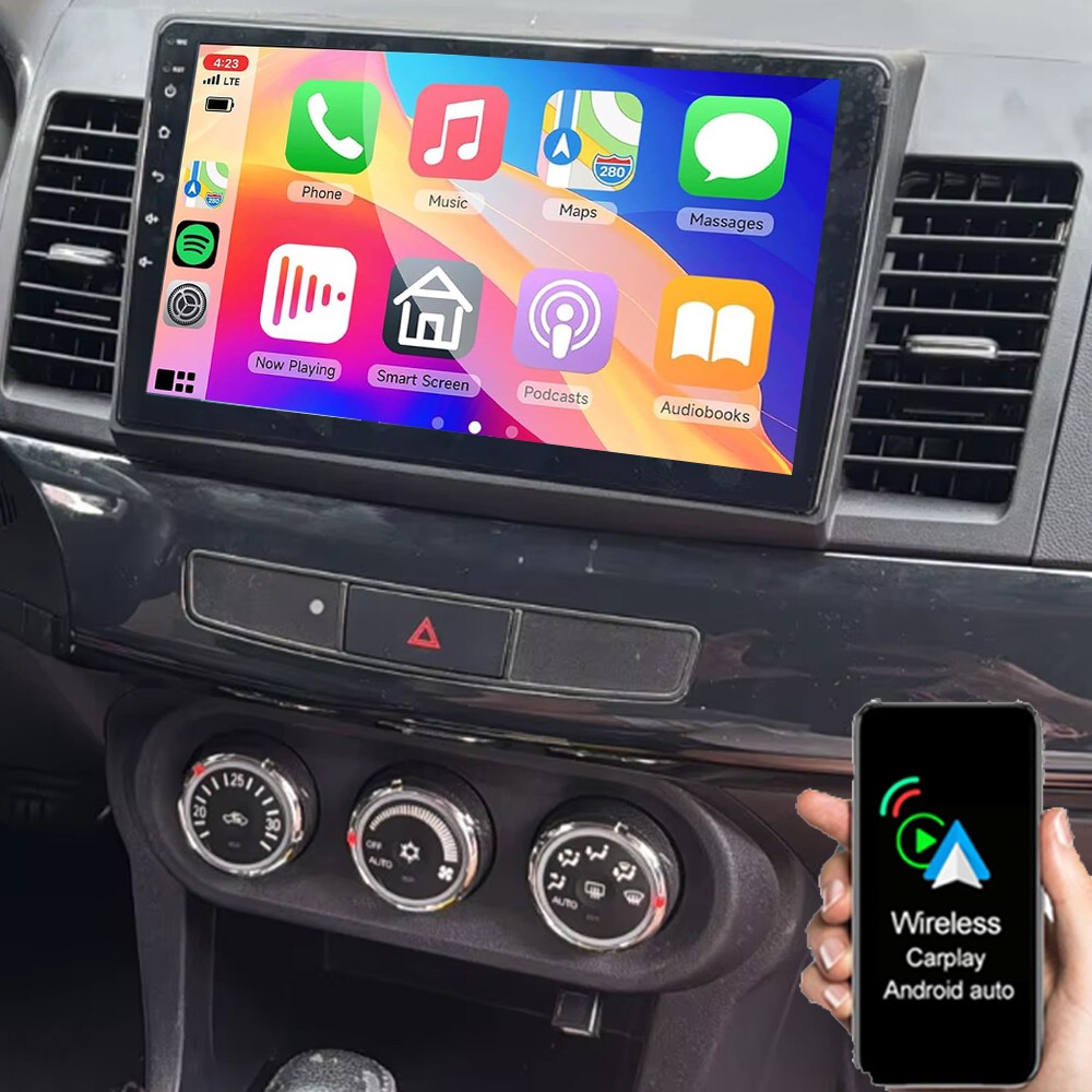 Apple Carplay For Mitsubishi Lancer 2008-2017 Android 15 Car Stereo Radio GPS BT