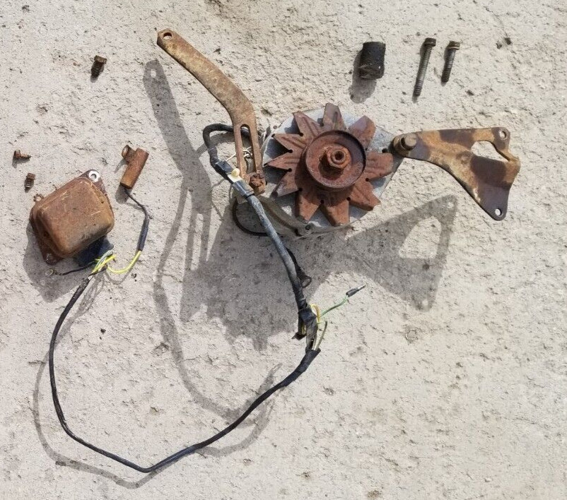 Alternator Brackets Wiring 289 302 Galaxie 500 Mustang Ford 68 1968 66 67 65 66