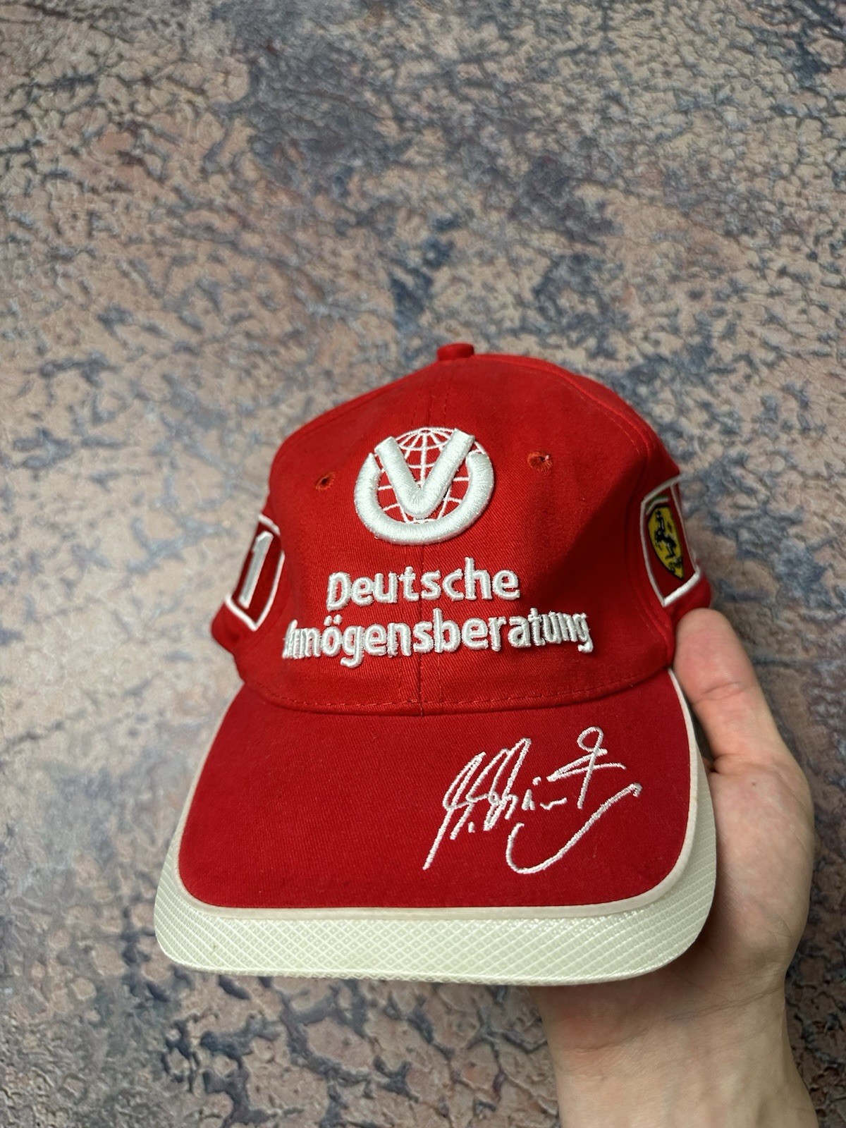 Michael Schumacher Dvag Marlboro Cap 00s Ferrari Hat. Very Rare