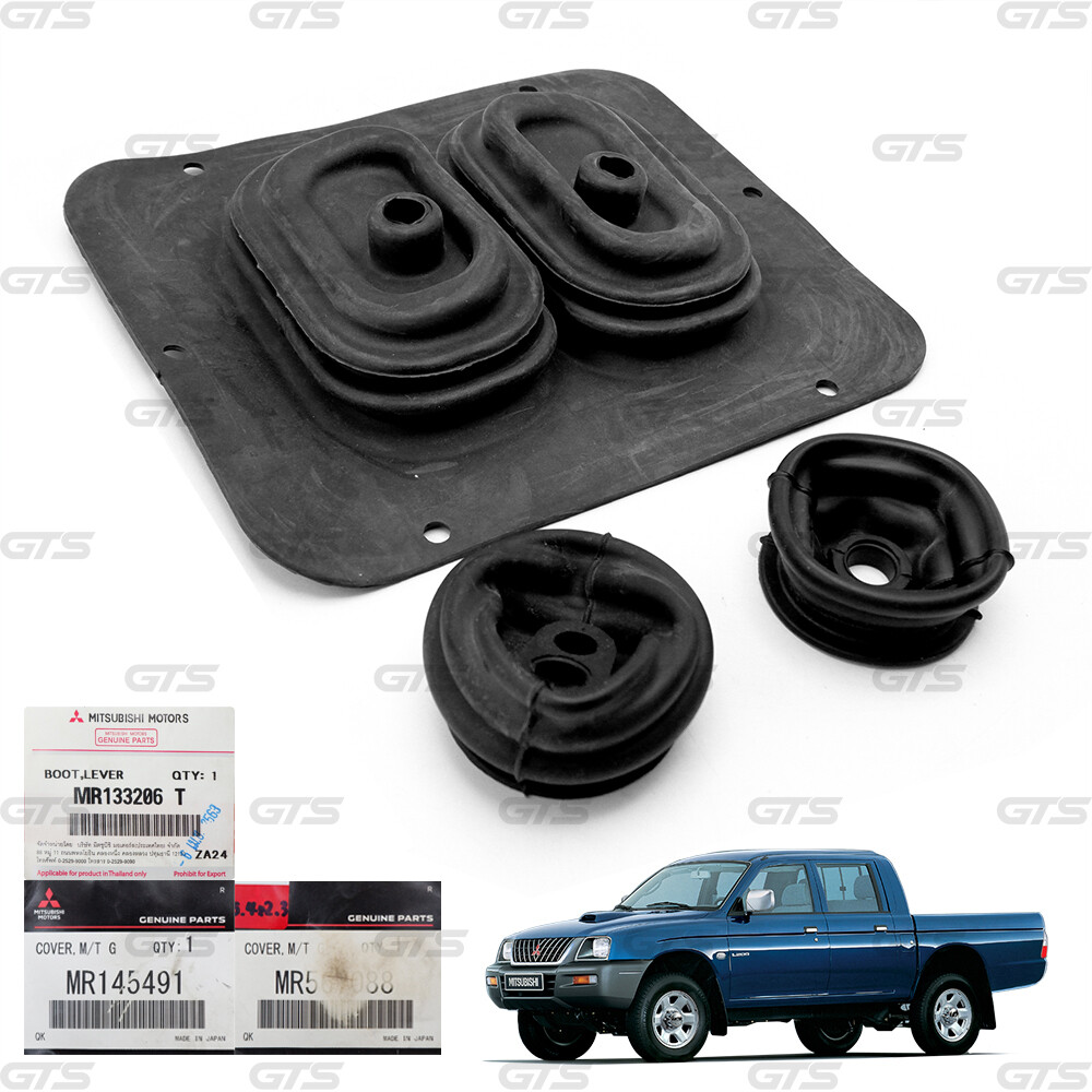 3Pcs Rubber Boot Lever Gear 4WD For Mitsubishi L200 Strada 4WD Pickup 1996 2005