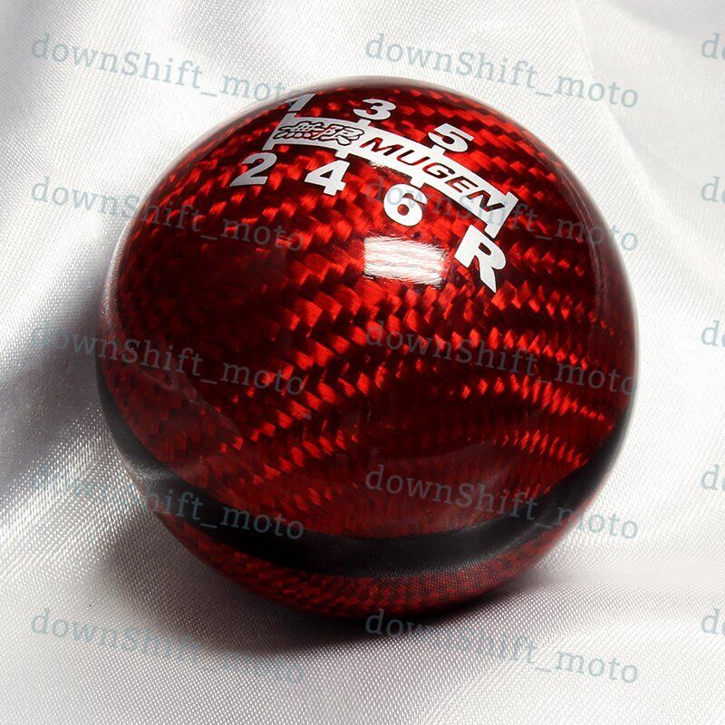 6 Speed JDM Style Mugen shift knob for HONDA RSX CIVIC Type R S2000 Red CARBON