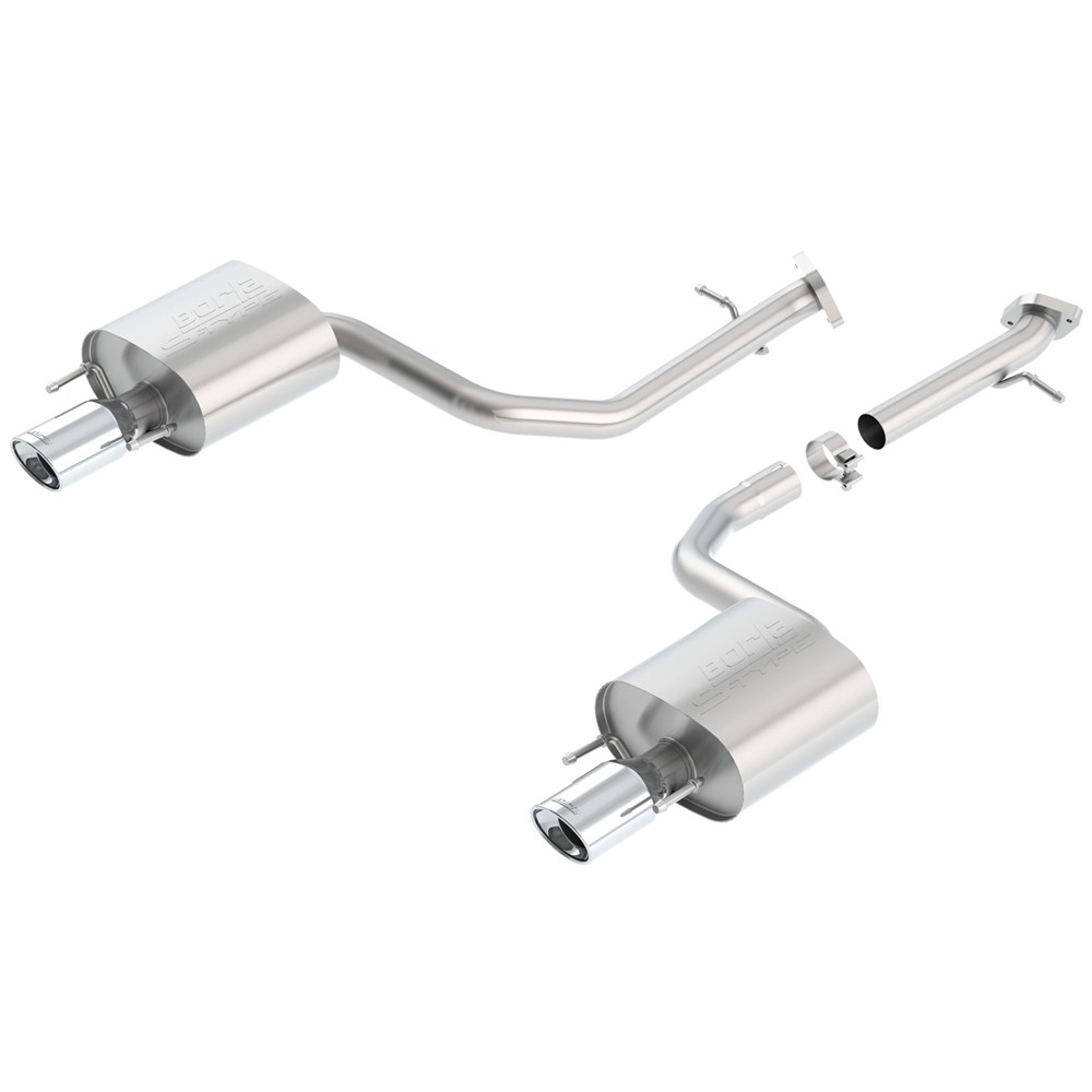 Borla 11898 S-Type Axle Back Exhaust for 2014-25 Lexus IS 250 IS 350 2.5L 3.5 V6