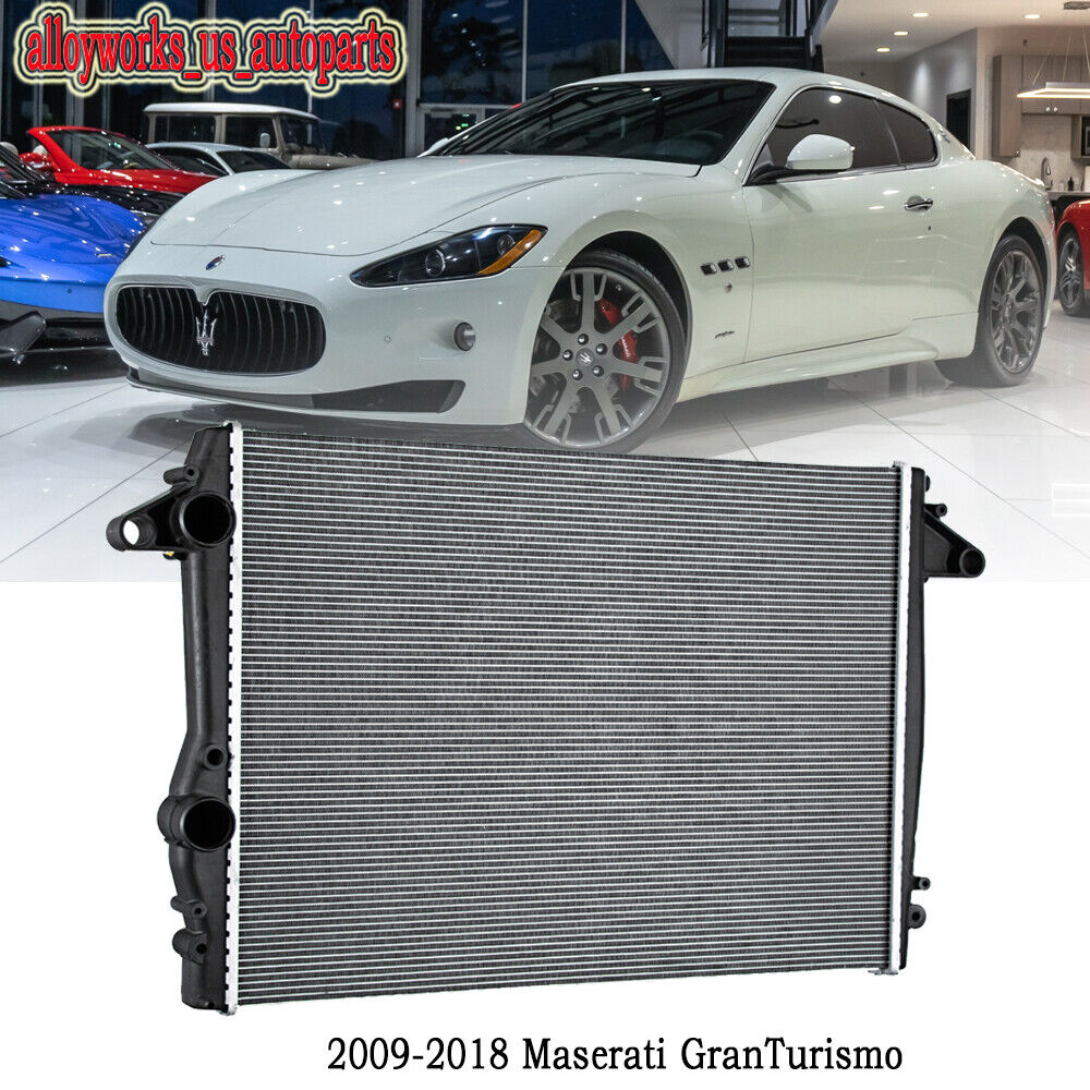 Radiator Fits 2009-2018 Maserati Quattroporte GranTurismo GranCabrio 4.7L V8 USA