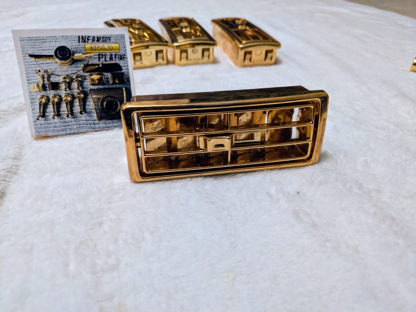 1971 1972 1973 1974 1975 1976 caprice impala donk 24k Gold AC vents 1971 1972 1973 1974 1975 1976 caprice impala donk 24k Gold AC vents