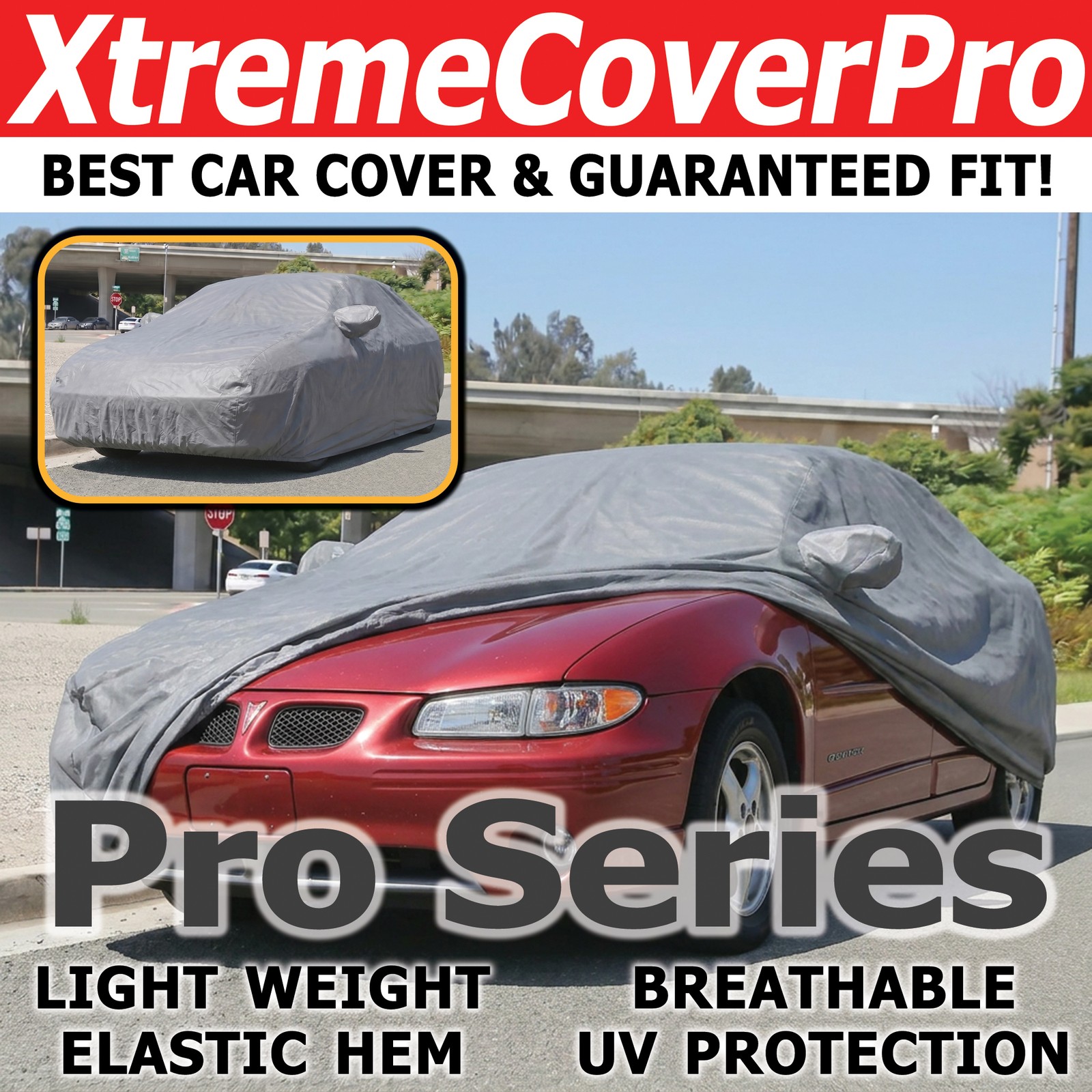 1997 1998 1999 Pontiac Grand Prix Breathable Car Cover w/MirrorPocket