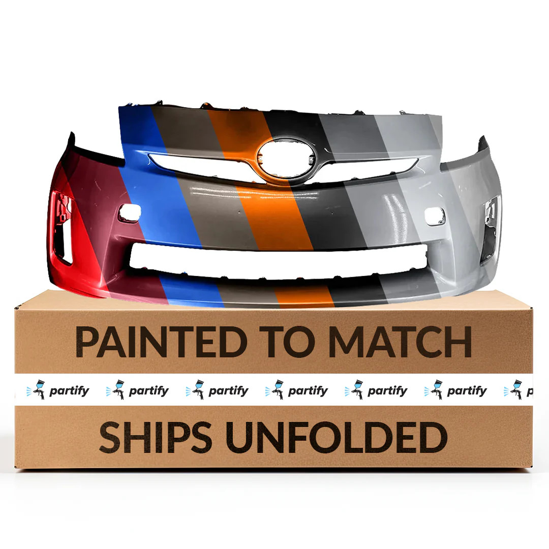 NEW Painted to Match by VIN Unfolded Front Bumper For 2010-2011 Toyota Prius