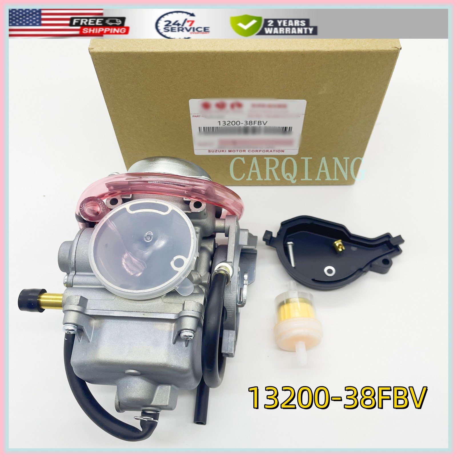 NEW ATV Carburetor For 2002-2007 Suzuki Eiger 400 13200-38F2V 13200-38FBV US
