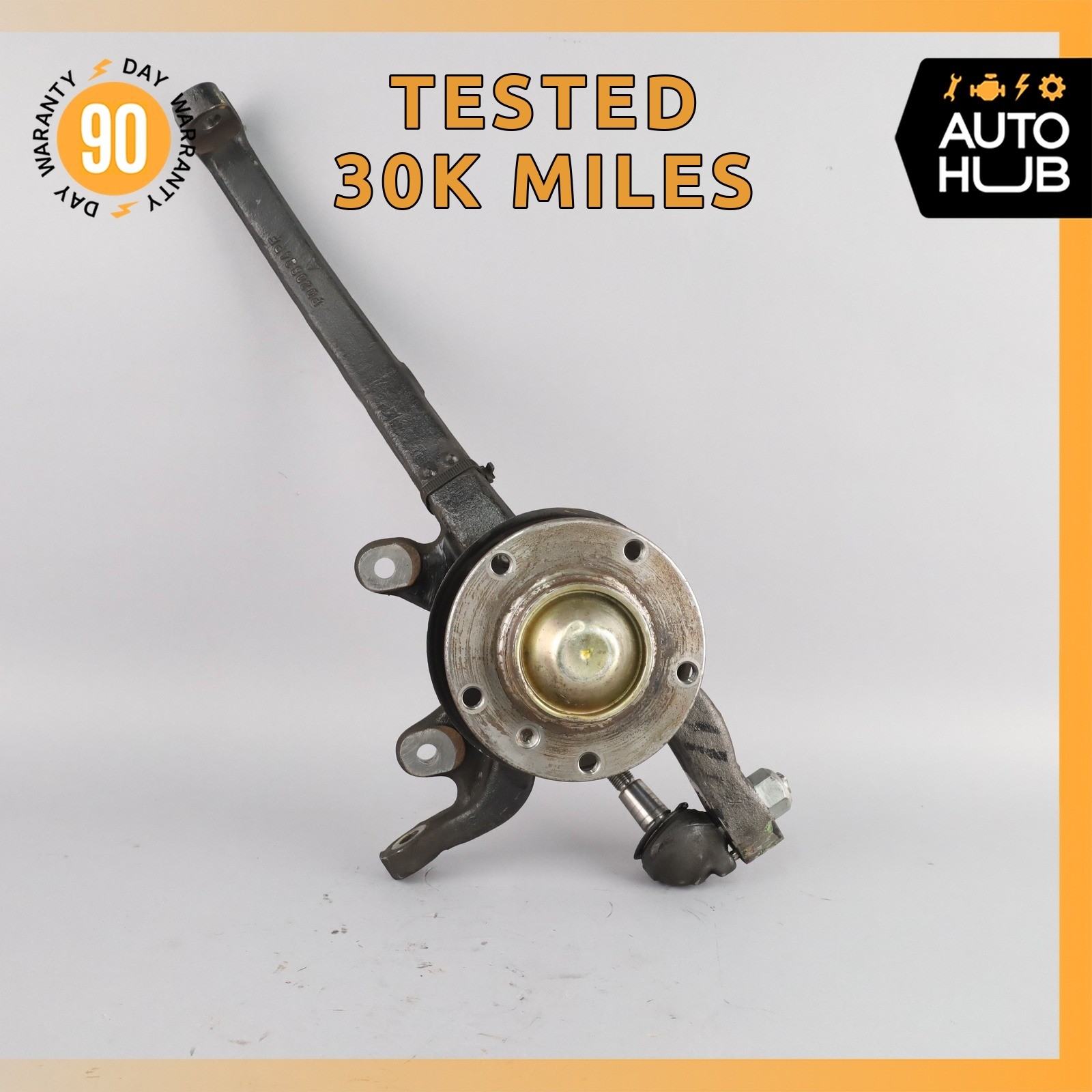 00-10 Bentley Arnage Azure Brooklands Front Right Spindle Knuckle Hub OEM 30k 00-10 Bentley Arnage Azure Brooklands Front Right Spindle Knuckle Hub OEM 30k