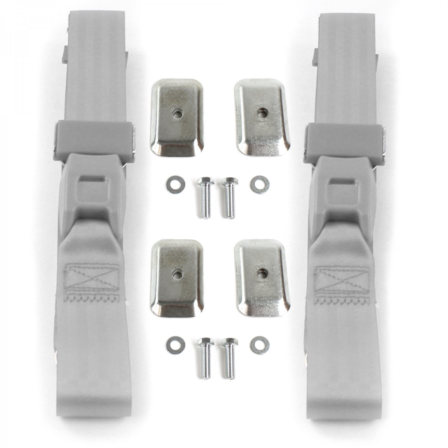Early Cars 1935 - 1940 Standard 2pt G/G Belt Kit w/Brackets-2 Belts 