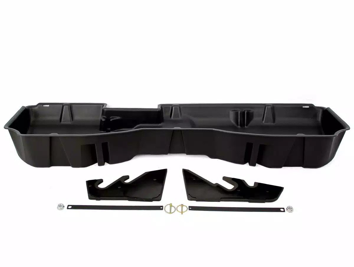 DU-HA Black Underseat Storage Case Fits 2014-2018 Silverado/Sierra 1500 Crew Cab