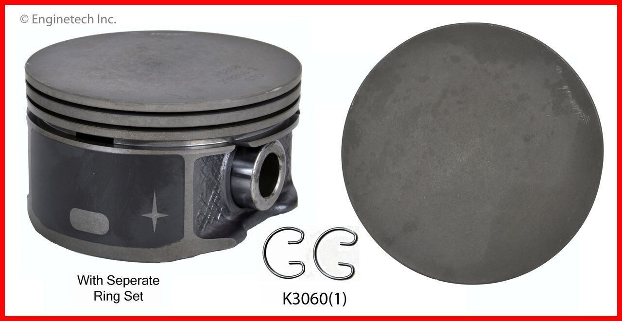 Single Piston & Ring Kit for AMC & Dodge 3.7L 4.7L - K3060 - STD Bore Size