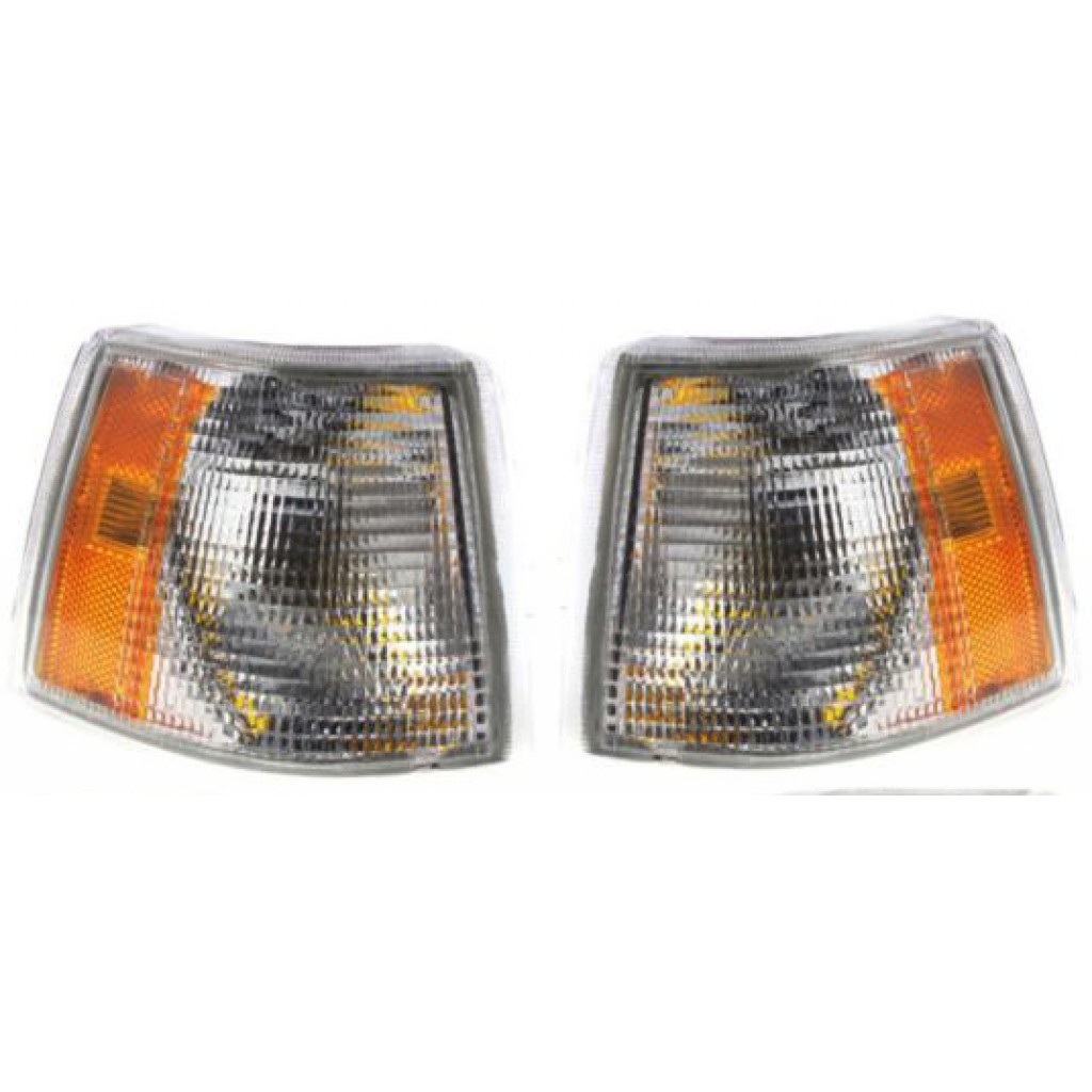 For Volvo 850 Reflector 1993-1997 Pair Driver and Passenger Side Front