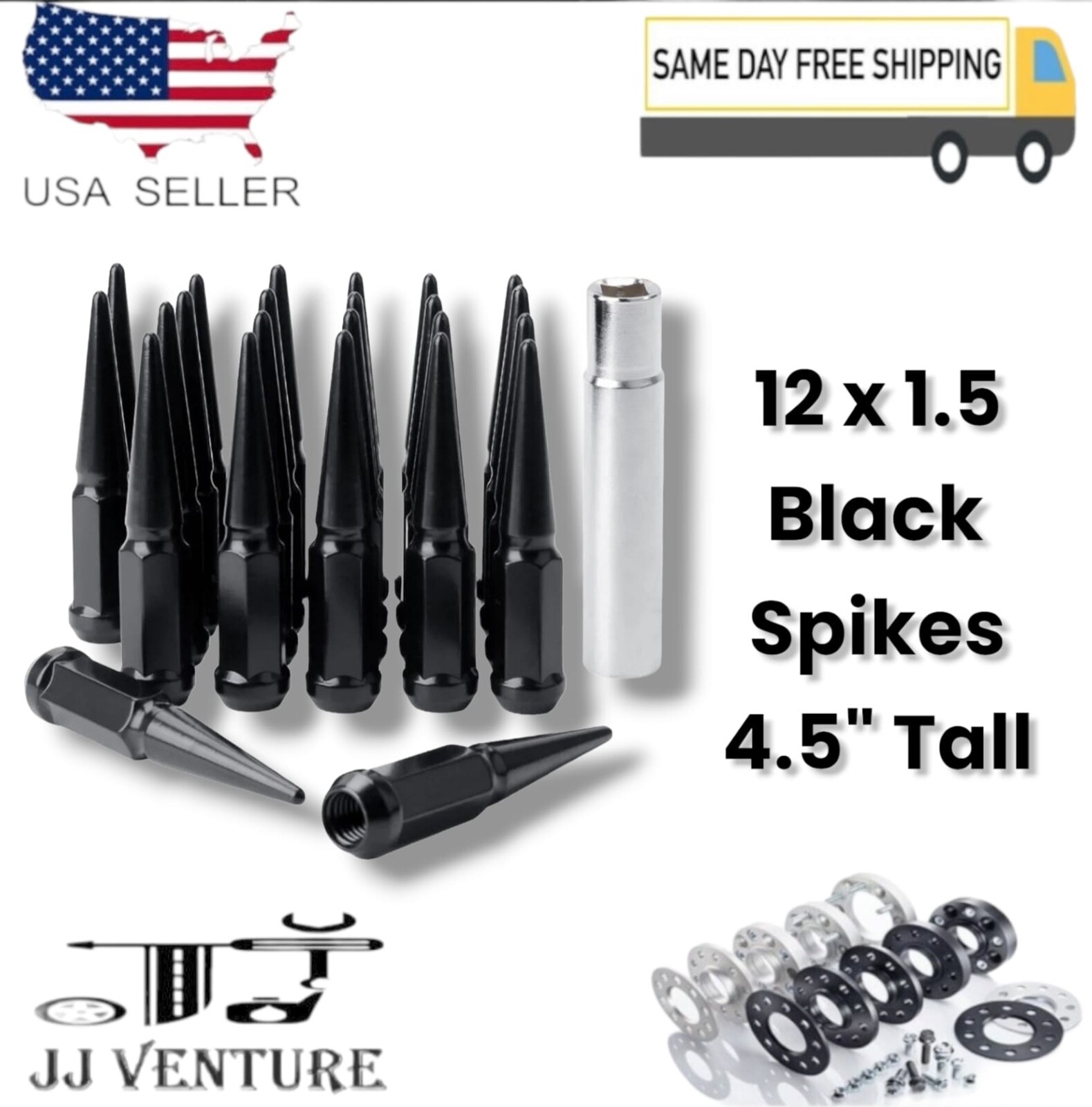 24Pc Black 4.5