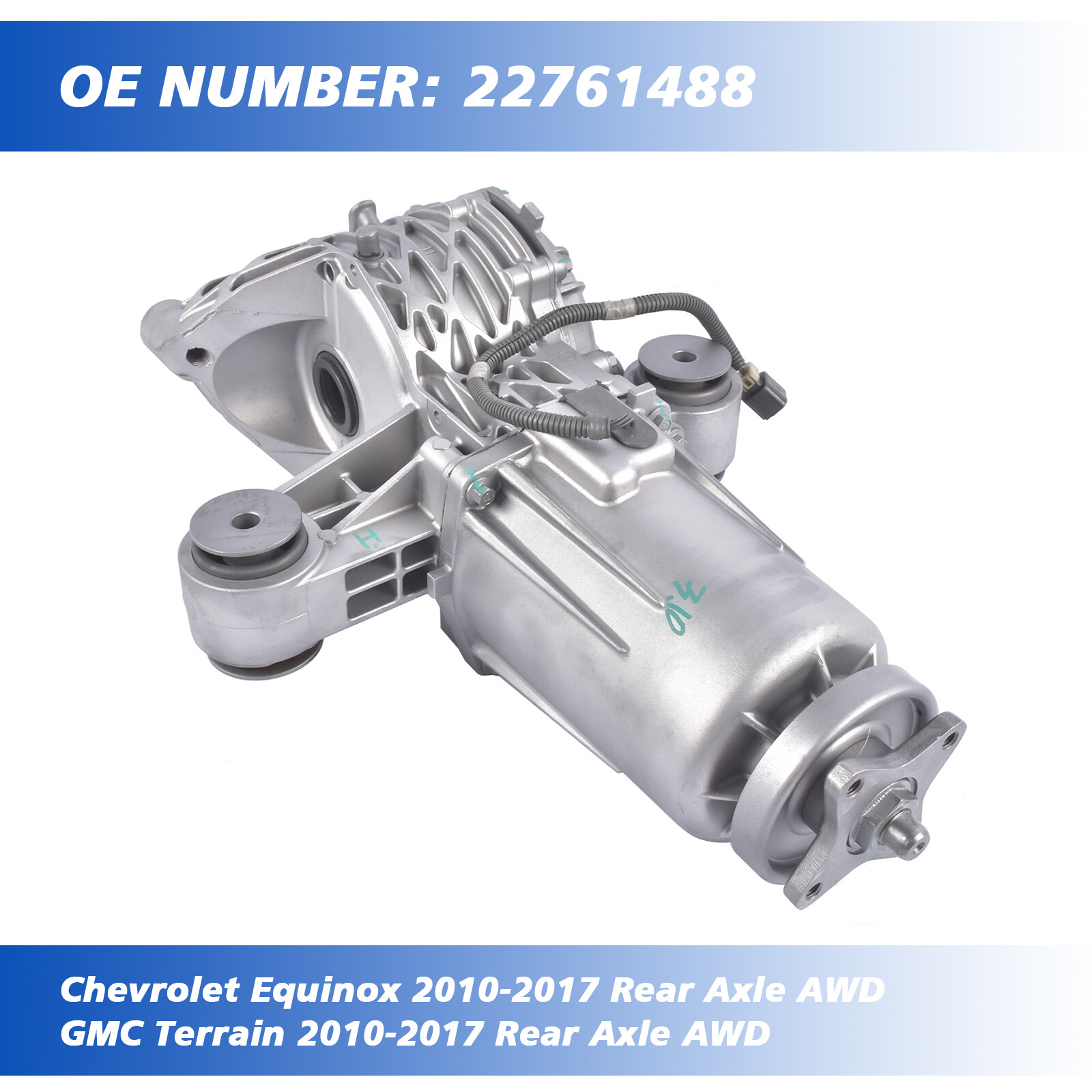 New Rear Axle AWD Differential Carrier Assembly For Chevy Equinox GMC Terrain