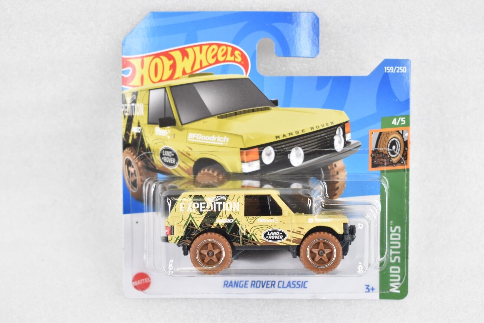 🚀 Hot Wheels Range Rover Classic Short Card MUD STUDS 4/5 159/250