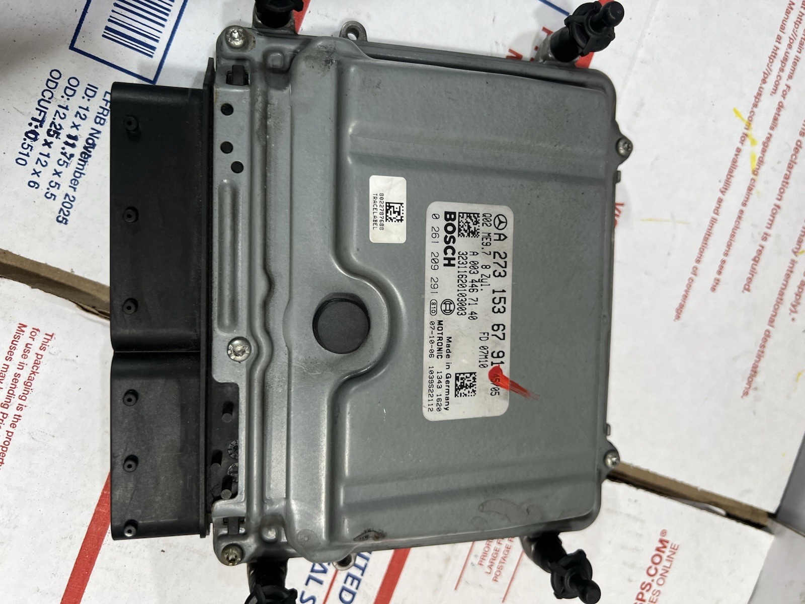 2007-12 MERCEDES ML550 GL550 ECU PCM ECM ENGINE CONTROL MODULE A2731536791
