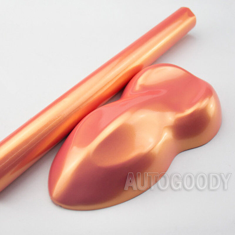 Super Gloss Metallic Orange + Pink Chameleon Vinyl Film Wrap Air Bubble Free