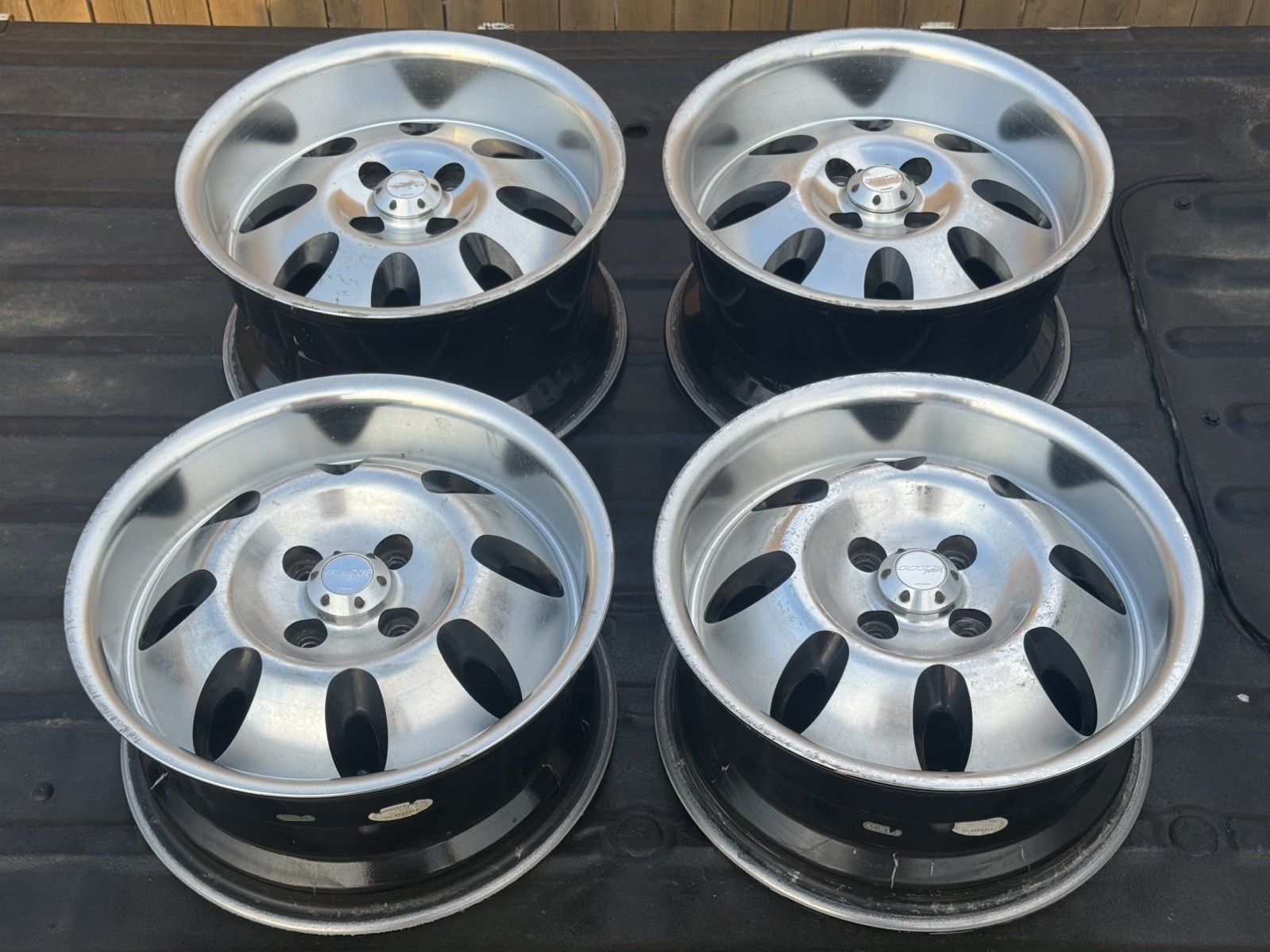 STAGGERED DEEP DISH Rims Seiken NKB Power Cup II 15x7 + 15x8 +35 4x100 RARE JDM
