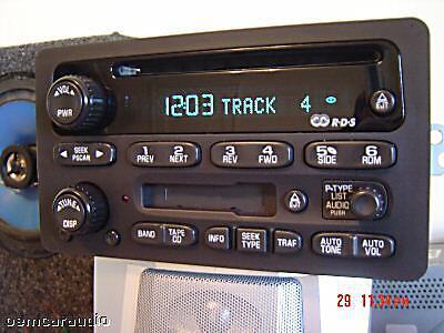 GM Chevy Radio Receiver AM FM Stereo CD PLAYER Tape Cassette Deck 15295372 OEM