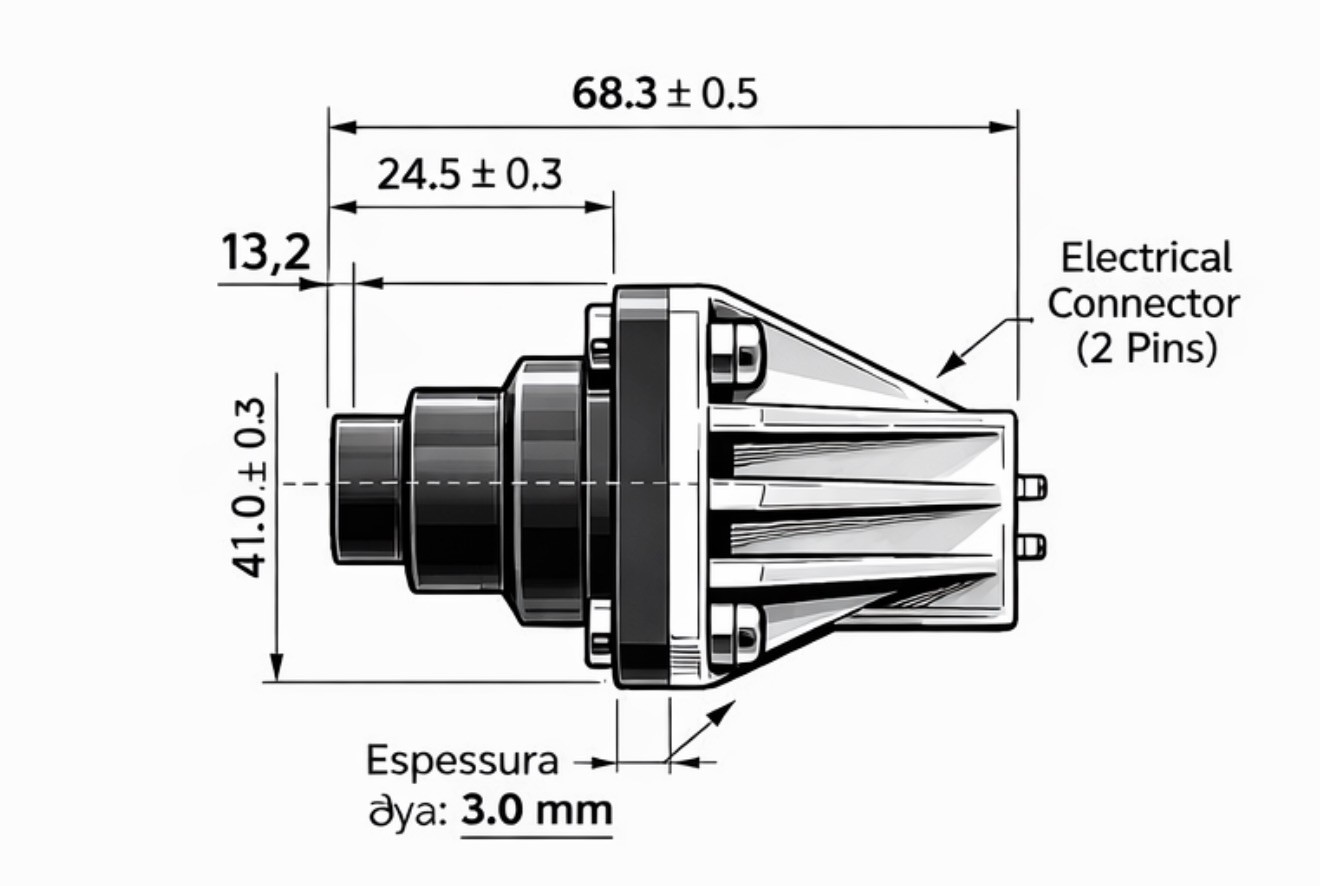 GM OEM 22-23 Hummer EV Pickup Electrical Battery-Fuse High Voltage HV Pyro Fuse.