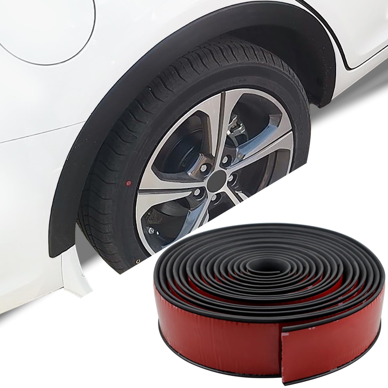 20FT Car Wheel Arch Trim - Fender Flares, Anti-Collision Strip for SUV & Pickup 20FT Car Wheel Arch Trim - Fender Flares, Anti-Collision Strip for SUV & Pickup