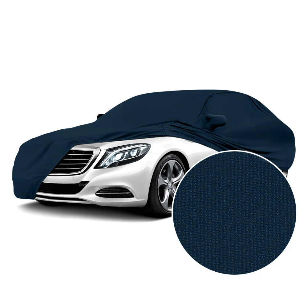 For Lotus Esprit 77-86 Coverking Satin Stretch Indoor Navy Blue Custom Car Cover