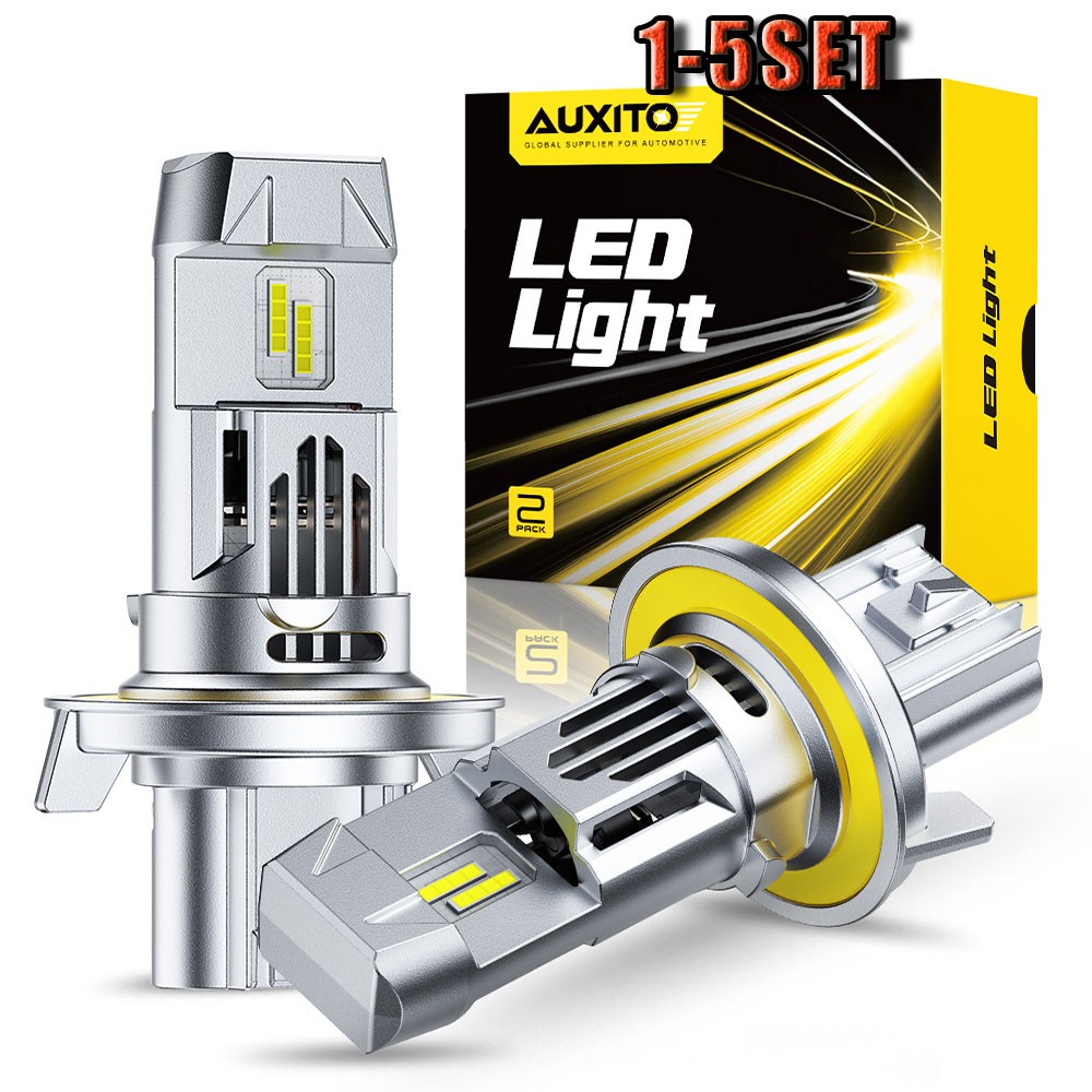 Fog Lamp DRL Bulbs 6500K White Light Canbus Ready M6S AUXITO H13 LED 2-10X