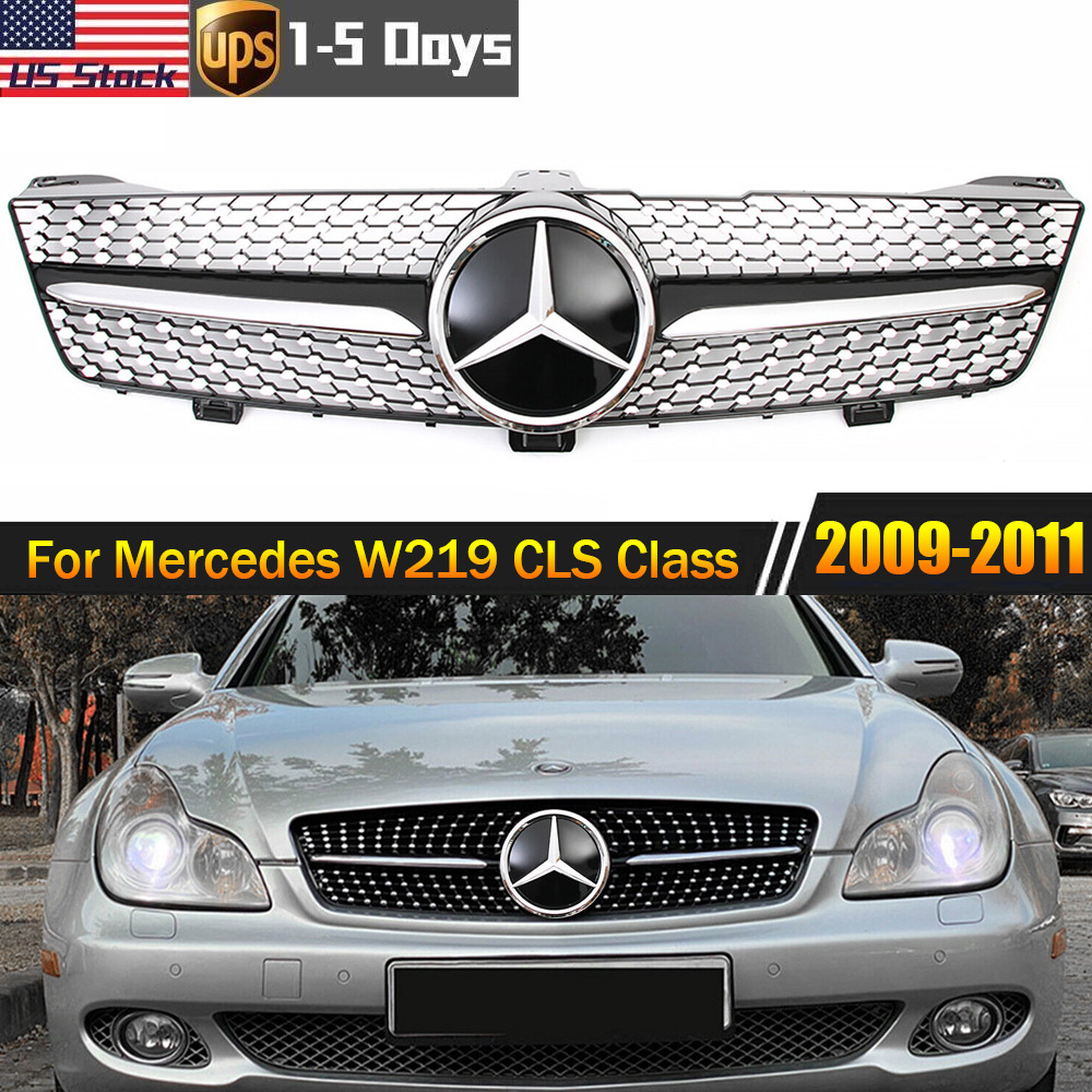Front Grill Grille Star For 2009-2011 Mercedes Benz W219 CLS350 CLS500 CLS550