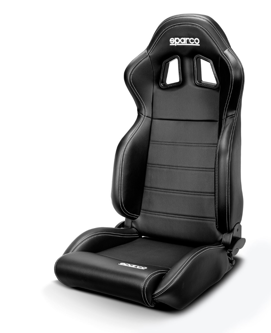 Sparco R100 Black Vinyl Racing Seat Reclining Universal Sparco R100 Black Vinyl Racing Seat Reclining Universal