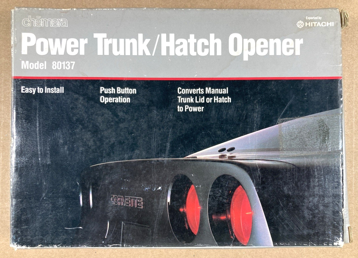 Chemera Hitachi Power Trunk / Hatch Opener Model 80137 Vintage New Open Box